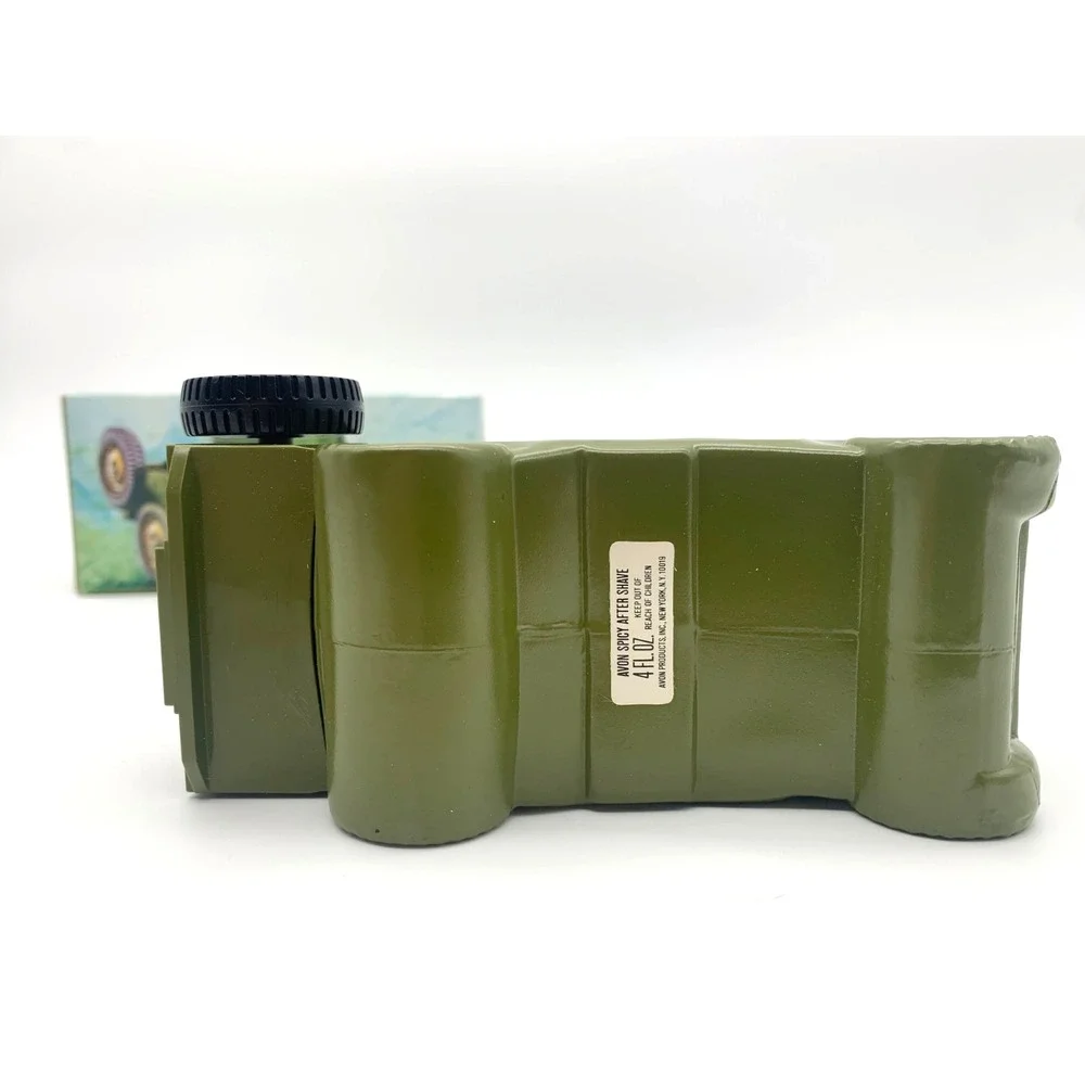Avon Army‎ Jeep Wild Country After Shave 4 fl. oz. Full with Original Box VTG